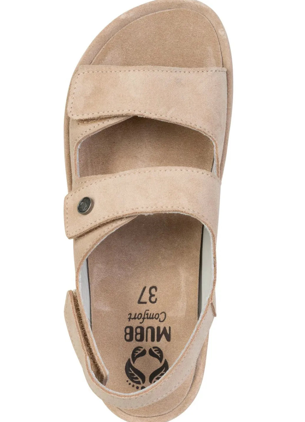 Discount Mubb, bequeme Damen-alen, Weite H, mit herausnehmbarem Fußbett Damen Sandalen
