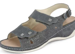 Outlet Mubb, bequeme Damen-Sandalen, Weite H, mit herausnehmbarem Fußbett Damen Sandalen