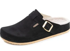 Discount Mubb, klassische Damen-Hausschuhe, Weite H, mit Lammfell Damen Hausschuhe