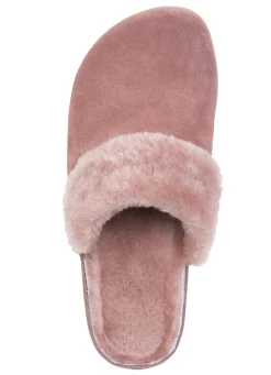 Clearance Mubb, warme Damen-Hausschuhe, Weite H, mit Lammfell Damen Hausschuhe