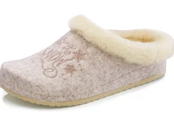 Outlet Mubb, warme Damen-Hausschuhe, Weite H, mit Lammfell Damen Hausschuhe