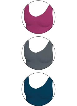 Sale Nahtloser Komfort-BH 3er-Set Damen Bh-Hemd|Bh Ohne Bügel