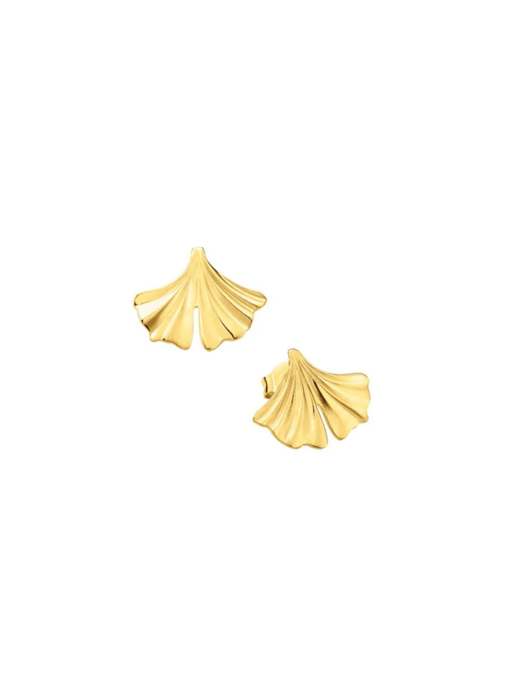 Sale Natürliche Eleganz: Ohrstecker Ginkgoblatt Damen Ohrschmuck