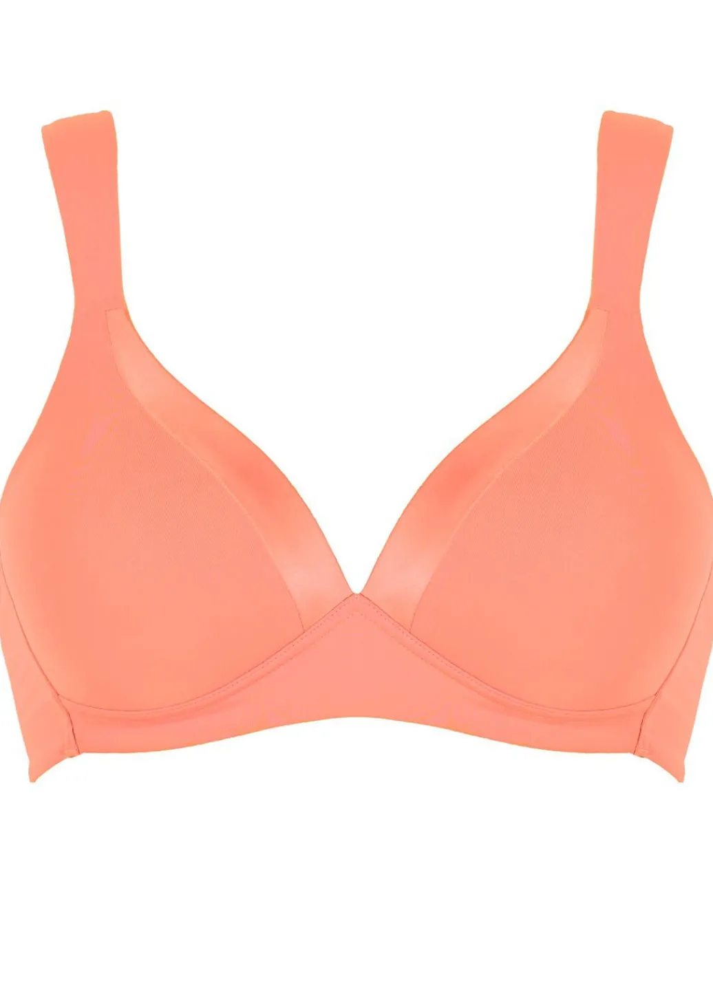 New Naturana BH mit Satinblende am Dekolleté Damen T-Shirt-Bh|Bh Ohne Bügel