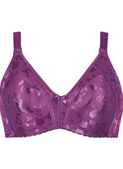 Online Naturana Minimizer-BH mit dezent glänzendem Floraldruck Damen Minimizer-Bh|Bh Ohne Bügel