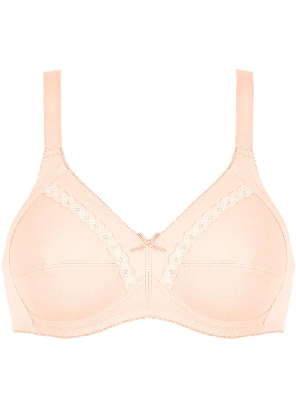 Sale Naturana Zweierpack BH mit dekorativem Spitzenband in den Cups Damen Bh Ohne Bügel