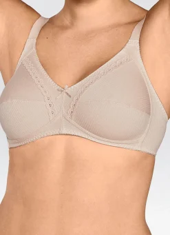 Online Naturana Zweierpack BH mit dekorativem Spitzenband in den Cups Damen Bh Ohne Bügel