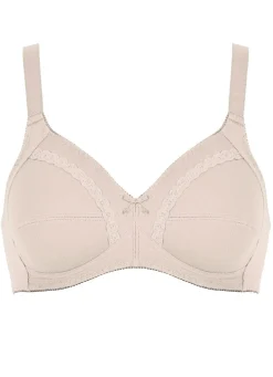 Online Naturana Zweierpack BH mit dekorativem Spitzenband in den Cups Damen Bh Ohne Bügel