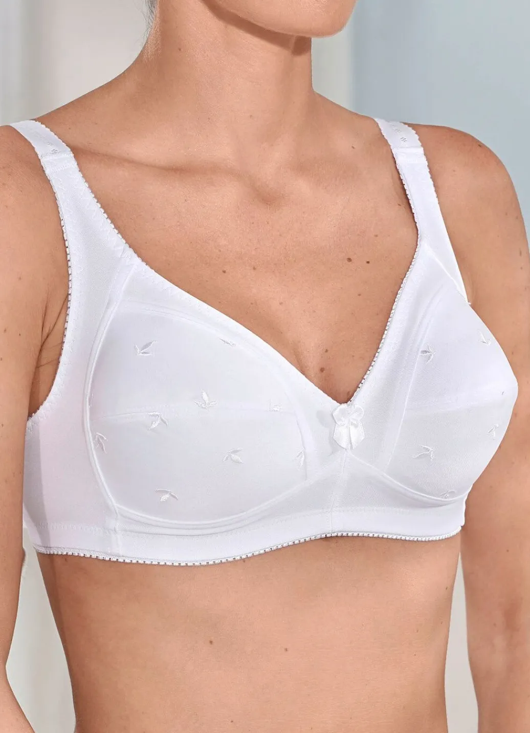Naturana Zweierpack BH mit Baumwolle Damen Bh Ohne Bügel