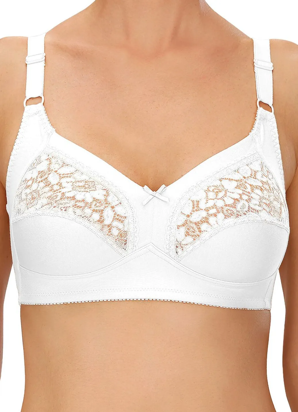 Online Naturana Zweierpack BH mit Spitze in den Obercups Damen Bh Ohne Bügel|Bh Mit Spitze