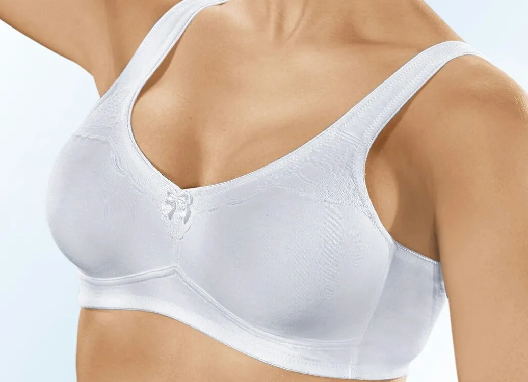 Best Naturana Zweierpack BH mit doppelt vorgeformten Cups Damen T-Shirt-Bh|Bh Ohne Bügel