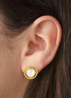 Online Ohrclips mit Süßwasser-Zuchtperlen und Clipverschluss Damen Ohrschmuck