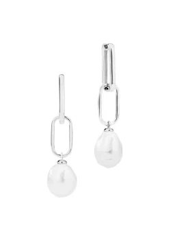 Best Ohrringe aus Silber mit SW-Zuchtperle Damen Ohrschmuck