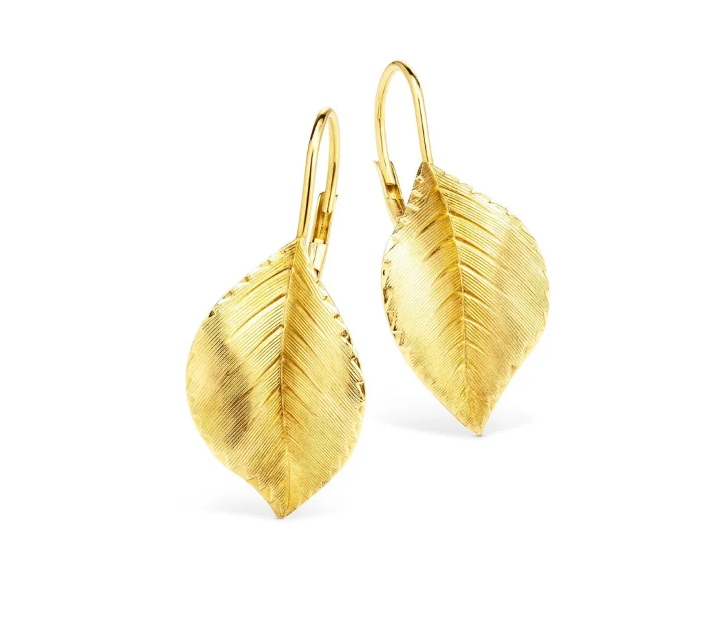 Clearance Ohrringe im Blatt-Design Damen Ohrschmuck