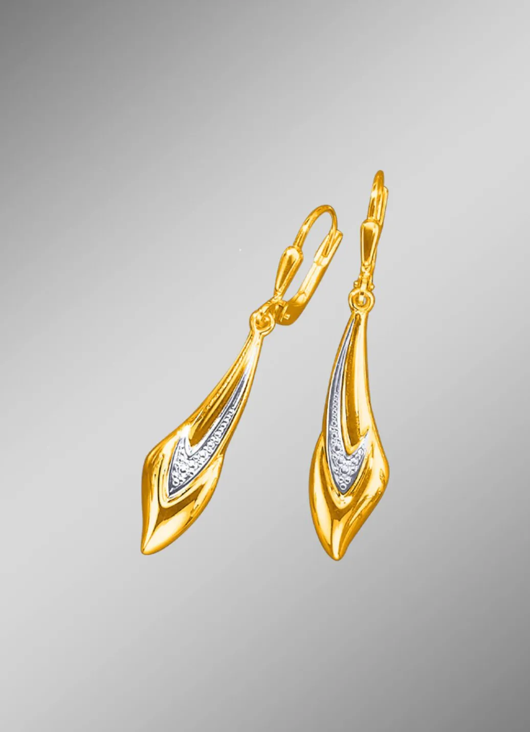 Hot Ohrringe in Bicolor Damen Ohrschmuck