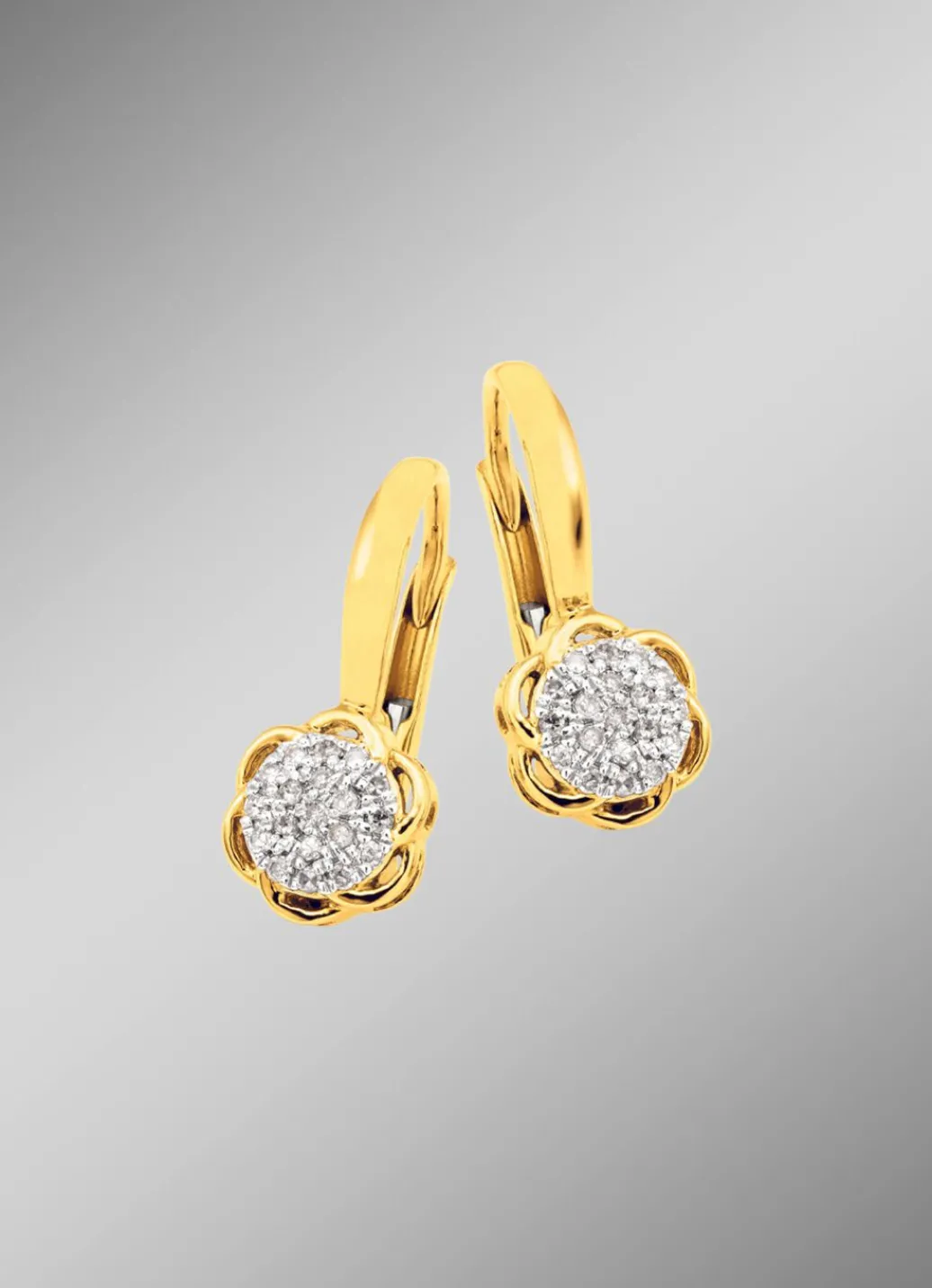 Clearance Ohrringe mit Diamanten Damen Ohrschmuck