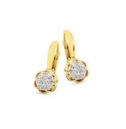 Clearance Ohrringe mit Diamanten Damen Ohrschmuck