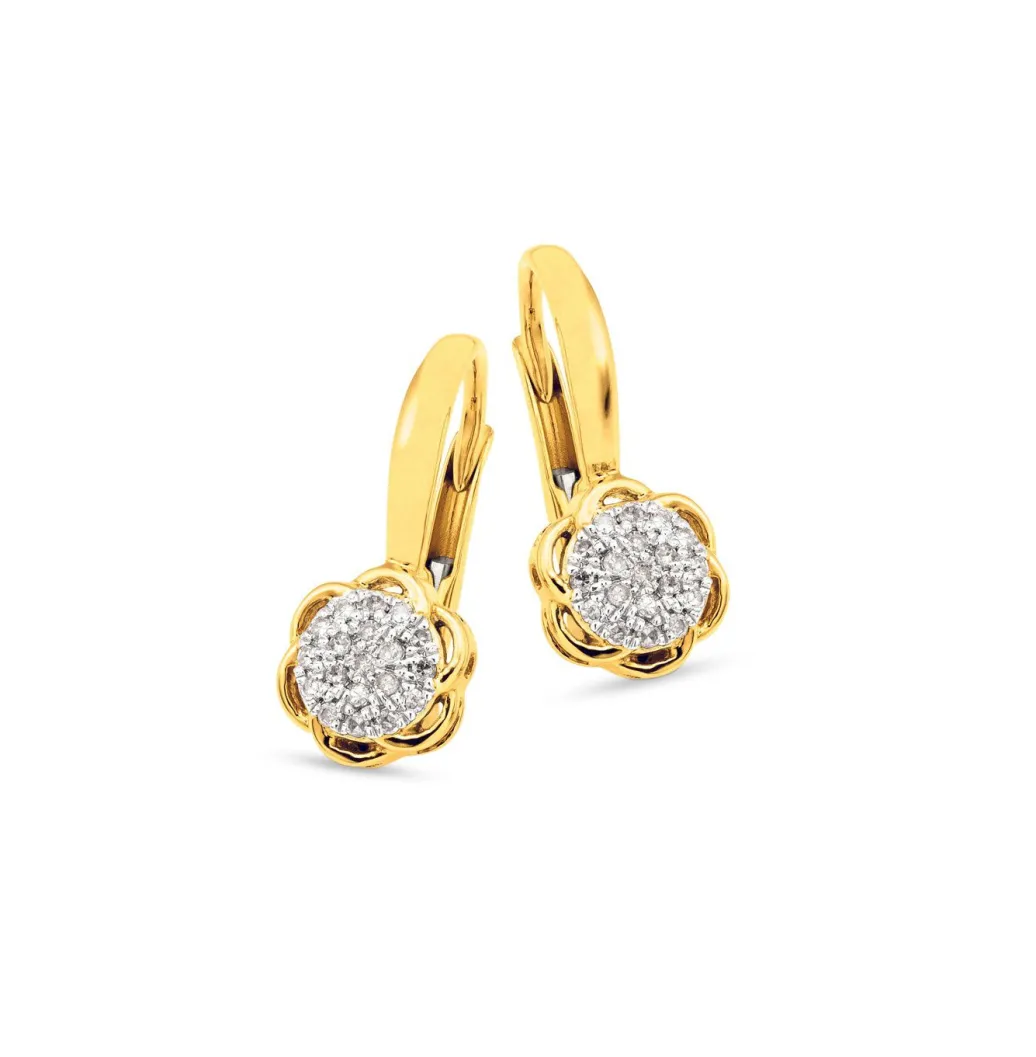 Clearance Ohrringe mit Diamanten Damen Ohrschmuck