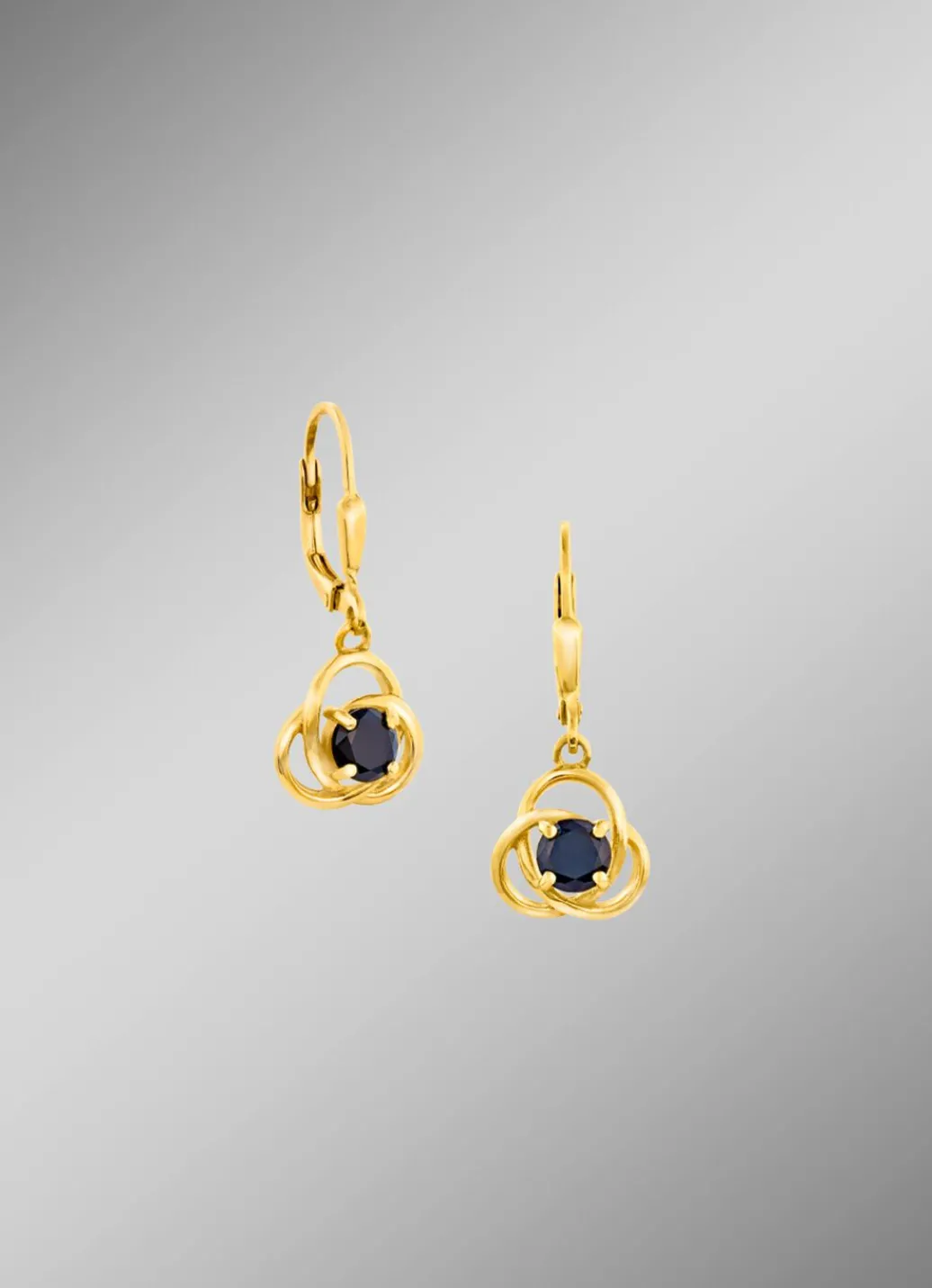 Online Ohrringe mit echten Safiren Damen Ohrschmuck