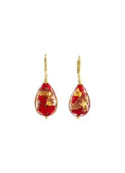 Clearance Ohrringe mit Muranoglas-Perlen Damen Ohrschmuck