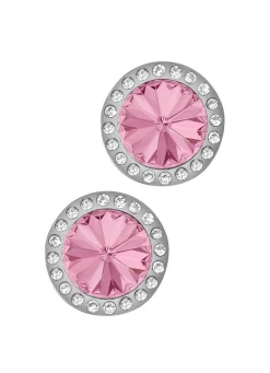 Ohrstecker mit Swarovski®-Kristallen in Pink Damen Ohrschmuck|Modeschmuck