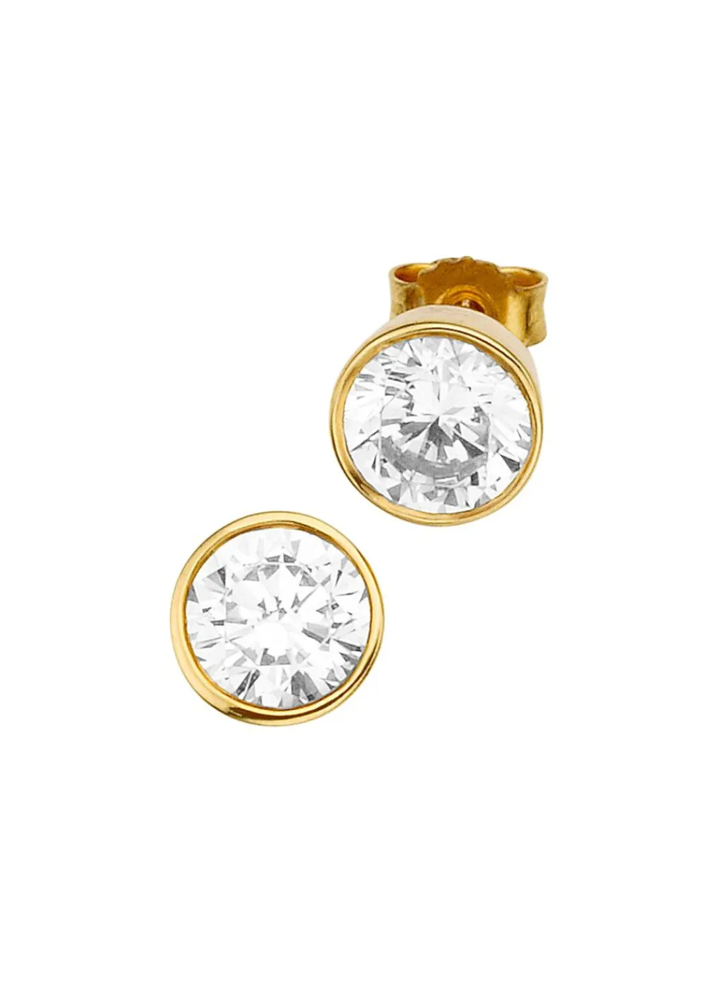 Online Ohrstecker mit synth. Zirkonia Damen Ohrschmuck