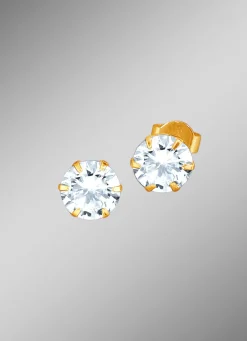 Clearance Ohrstecker mit Zirkonia Damen Ohrschmuck