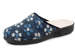 Clearance Pantoffel mit Blüten-Dessin Damen Hausschuhe