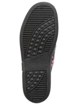 Discount Pantoffel mit Blüten-Dessin Damen Hausschuhe
