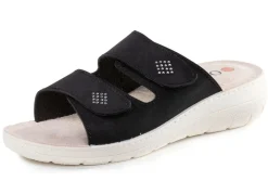 Online Pantolette mit Glitzersteinchen Damen Pantoletten