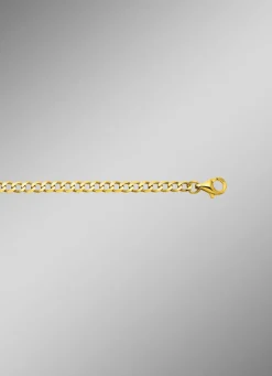 Discount Panzerkette aus Gold Damen Halsketten