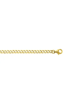 Discount Panzerkette aus Gold Damen Halsketten