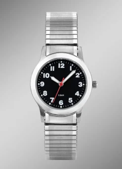 Para-Quartz-Damenuhr mit Edelstahlzugband Damen Quarzuhren
