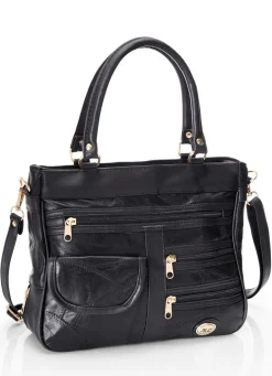 New Patchwork-Tasche mit abnehmbarem Umhängeriemen Handtaschen