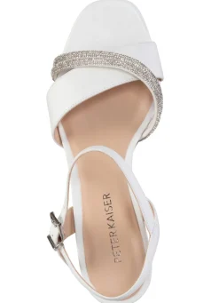 Discount Peter Kaiser Sandalette mit Glitzersteinchen Damen Sandalen