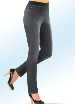Damen Mona Schlupfhosen|Lange Hosen<Power-Stretch-Jeans in Schlupfform