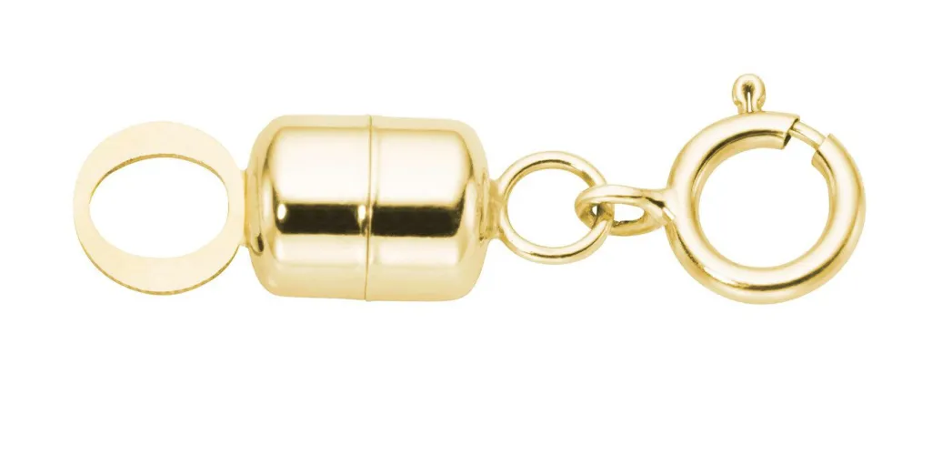 Best Praktische Magnetschließe aus Gold Damen Halsketten