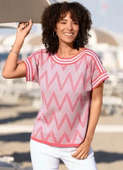Damen Mona Pullover<Pulli in edlem Strukturmix