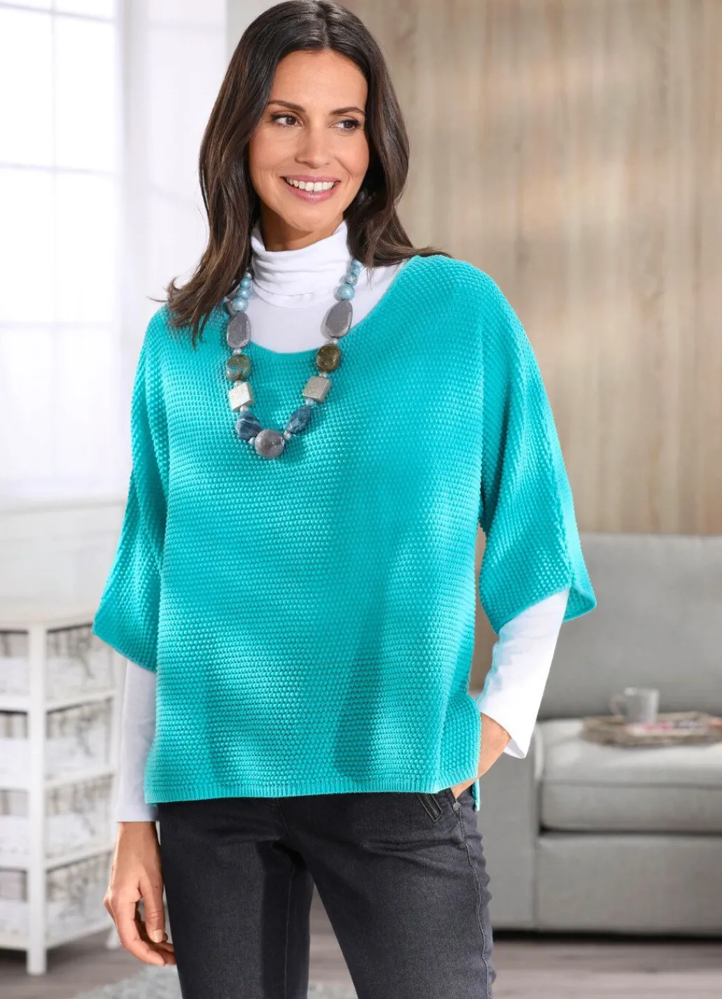 Damen Mona Pullover|Basics<Pulli in weiter Form
