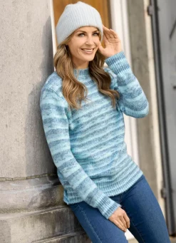 Damen Mona Pullover<Pullover aus Melangegarn