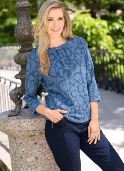 Damen Mona Pullover<Pullover in Ausbrenner-Optik