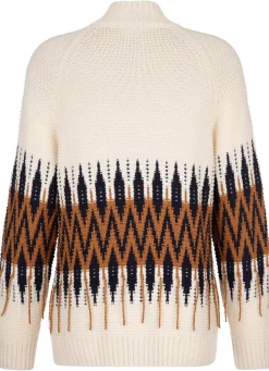 Damen Mona Pullover<Pullover in Biesenstrick