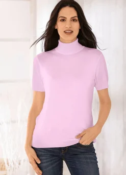 Damen Mona Pullover|Basics<Pullover in edel glänzender Qualität