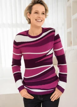 Damen Mona Pullover<Pullover in edlem Mustermix