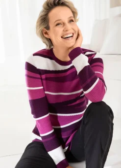 Damen Mona Pullover<Pullover in edlem Mustermix