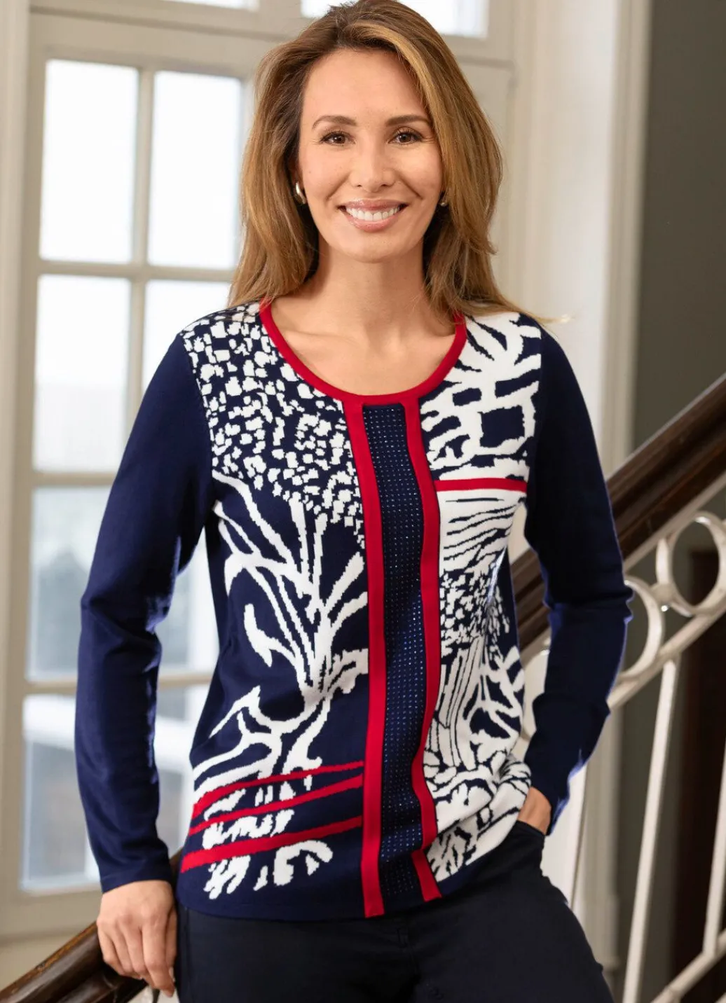Damen Mona Abendmode|Pullover<Pullover in Feinstrick