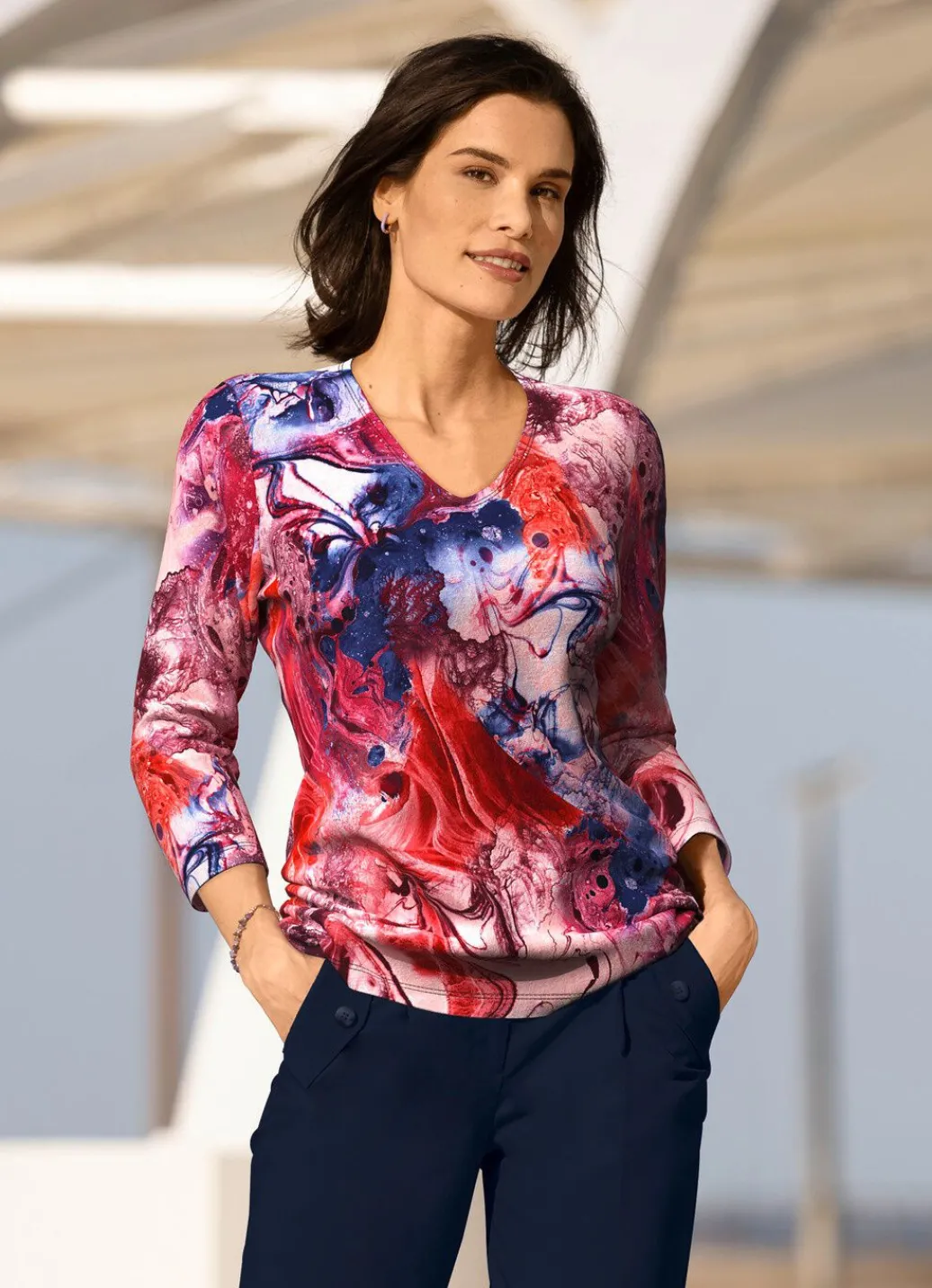 Damen Mona Pullover|Abendmode<Pullover in Feinstrick