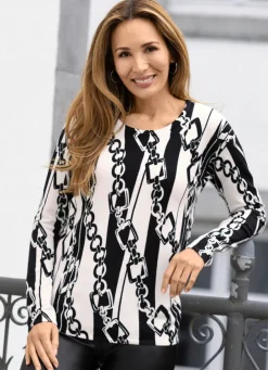 Damen Mona Abendmode|Pullover<Pullover in Feinstrick