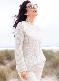 Damen Mona Pullover|Basics<Pullover in flauschig weichem Grobstrick