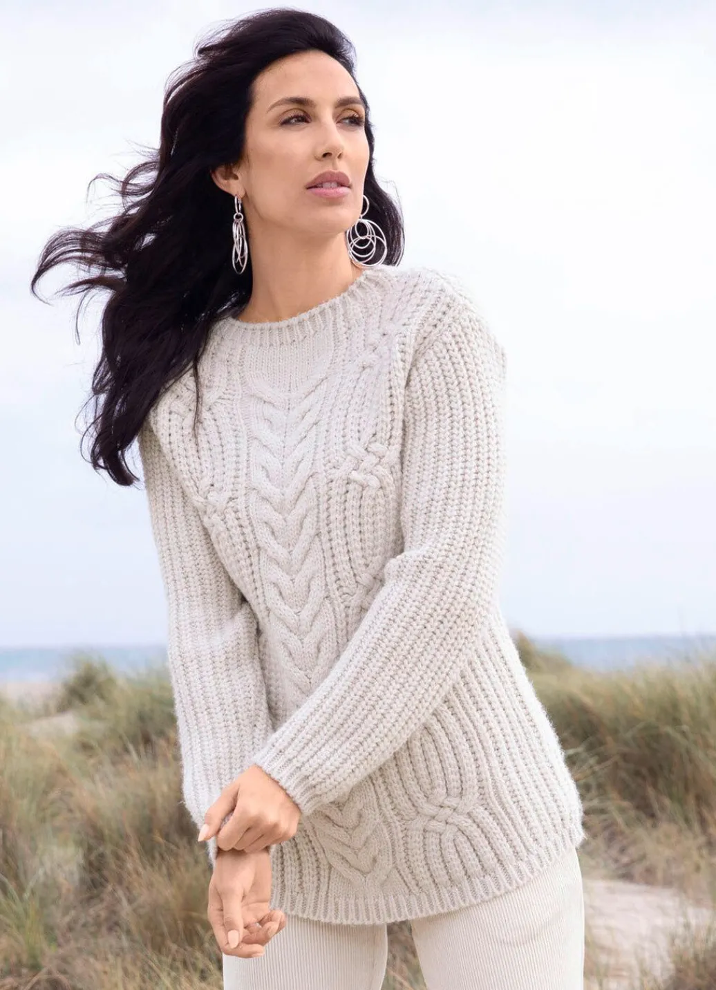 Damen Mona Pullover|Basics<Pullover in flauschig weichem Grobstrick